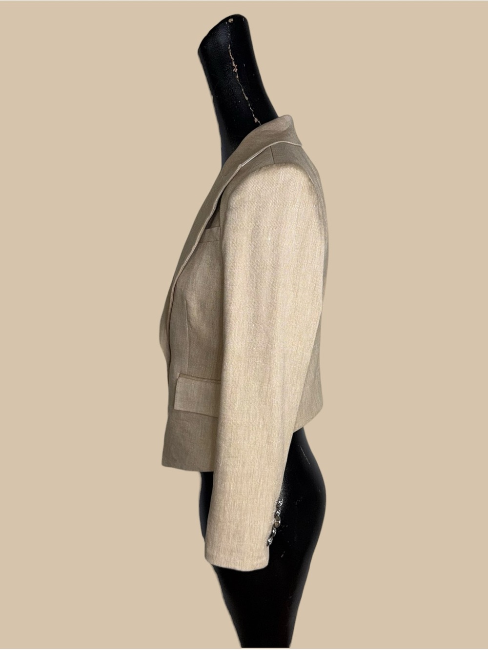 Veronica Beard Hosanna Linen-Blend Dickey Jacket - Picture 10 of 16